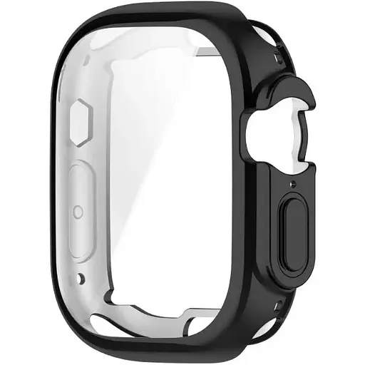Чехол-накладка DK для Apple Watch Ultra 49mm (Series 1 / 2) Silicone Face Case (black) - фото 2