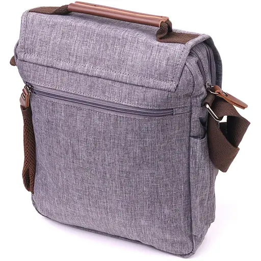 Чоловіча сумка через плече з текстилю 15х32х8 см Vintage 15х32х8 см sum0021450 - фото 2