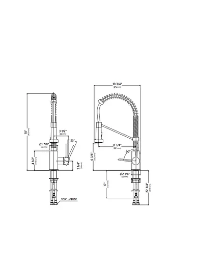 Смеситель для кухни Kraus Bolden KPF-1610SFACBMB Бронза - фото 4