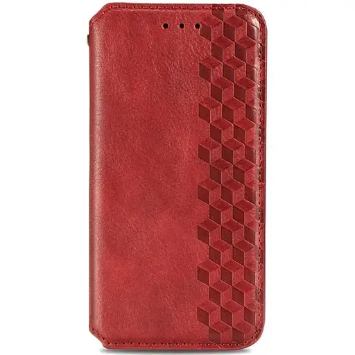 Шкіряний чохол-книжка GETMAN Cubic (PU) для Xiaomi Poco X5 5G / Redmi Note 12 5G Червоний