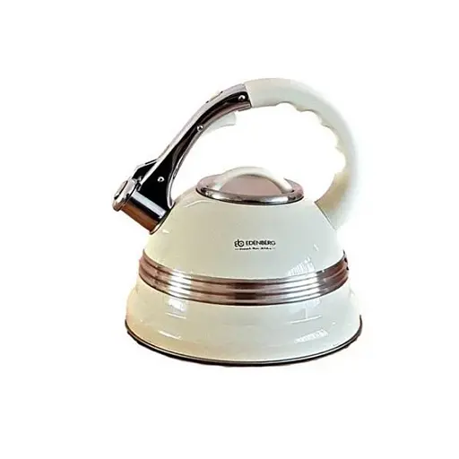 Чайник со свистком Edenberg EB-1958 3л кремовый