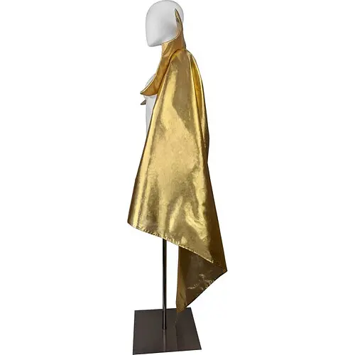 Плащ золотистый - фото 8