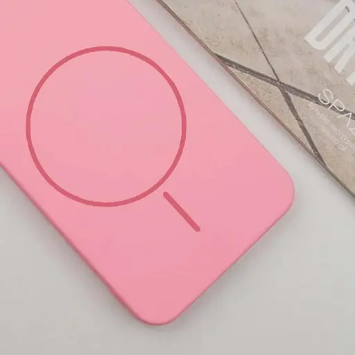 Чохол Lakshmi Silicone Cover Full Camera (AA) with MagFit для Samsung Galaxy S25+ Рожевий/Light pink - фото 2