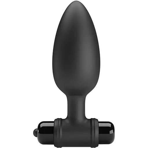 Аннальна пробка Mr. Play Vibrating Plug 11.8 см чорний - фото 1