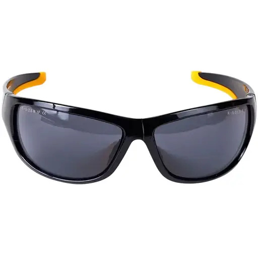 Очки DeWalt Dominator тонированные поликарбонатные с мягкими резиновыми накладками на скобках и носодержателях (DPG94-2D)