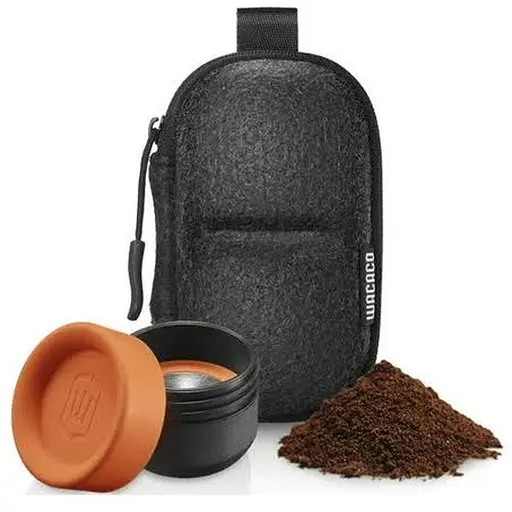 Два дополнительных фильтра-корзины в чехле для портативной кофеварки Wacaco Minipresso GR2