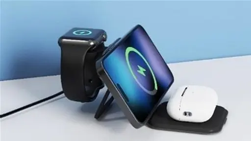 Підставка + бездротова зарядна для 3 пристроїв UMETRAVEL 3in1 TRIP33 15W - фото 2