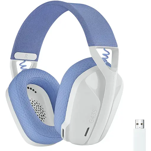 Гарнитура Logitech G435 Lightspeed Wireless Gaming - White (6736847)