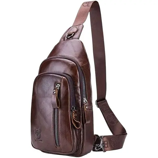 Шкіряна сумка-слінг Bull 32х18х5.5 см sum0025589 - фото 1