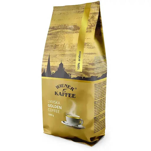 Кофе "Віденська кава" Львовский в зернах Family 1 кг - фото 1