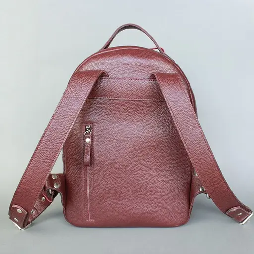 Кожаный рюкзак Groove M марсала флотар - фото 4