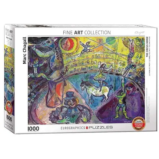 Пазл EuroGraphics Цирковий кінь Марк Шагал 1000 ел. (6000-0851) - фото 1