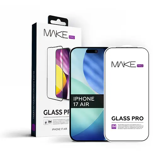 Захисне скло MAKE Pro Apple iPhone 17 Air - фото 1