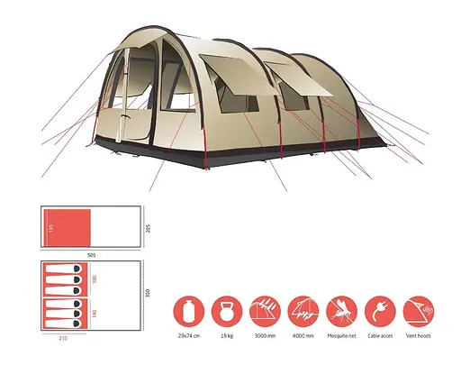 Намет Grand Canyon Helena 6 Mojave Desert (330033) (DAS302049) - фото 3