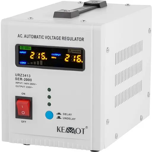 Стабілізатор напруги Kemot SER-2000 2000VA 145Vac-260Vac - фото 1