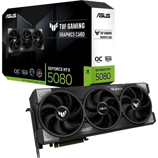 Видеокарта Asus TUF Gaming GeForce RTX 5080 OC 16 GB (TUF-RTX5080-O16G-GAMING) UA [127111]