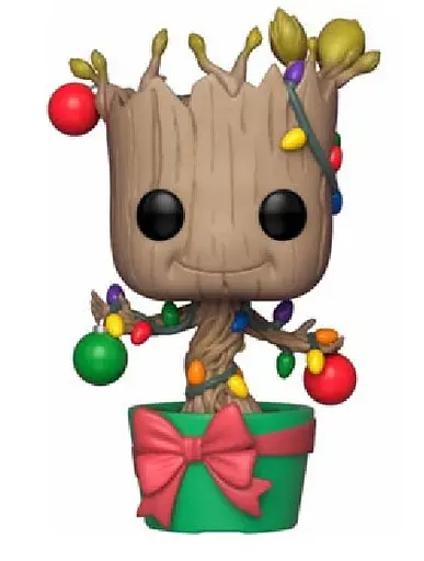 Фигурка Funko Pop Фанко Поп Грут Holiday Groot Lights Ornaments Рождественский Стражи Галактики 10см GG G 389 - фото 2