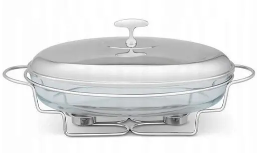 Мармит настольный подогреватель еды Edelhoff EH-8522 термостойкая стеклянная посуда с подогревом - фото 4