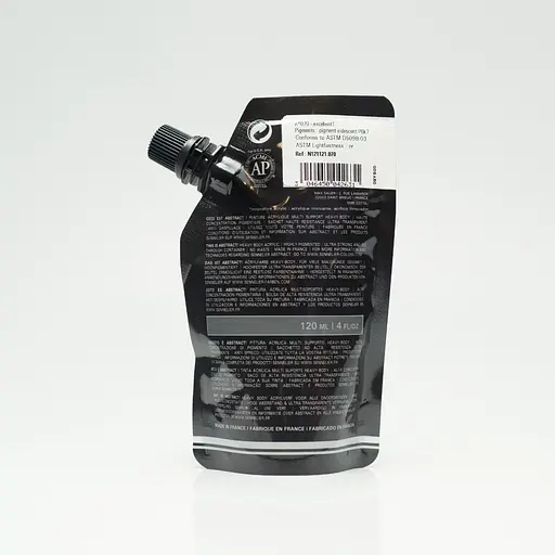 Акриловая краска Sennelier Abstract, 120 мл, Переливчатый черный (Iridescent Black) - фото 3