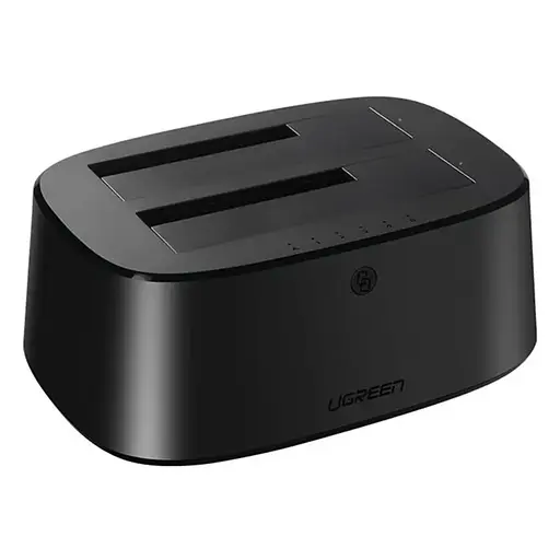 Док-станція Ugreen CM198 USB 3.0 to SATA Dual-Bay Hard Drive Duplicator/Cloner EU(UGR-50857) - фото 2