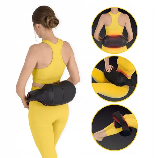 Накидка-масажер 4FIZJO Shiatsu Pro+ для шиї та спини 4FJ0565 Black/Red (P-5907739319074) - фото 3