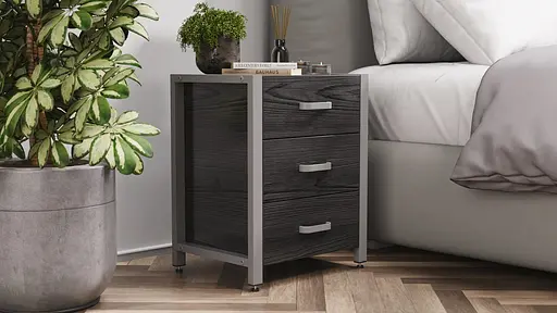 Тумба универсальная Вивьен 3 50x41x40 серый ДСП Сосна Кембра 16мм FRD-104200 - фото 2