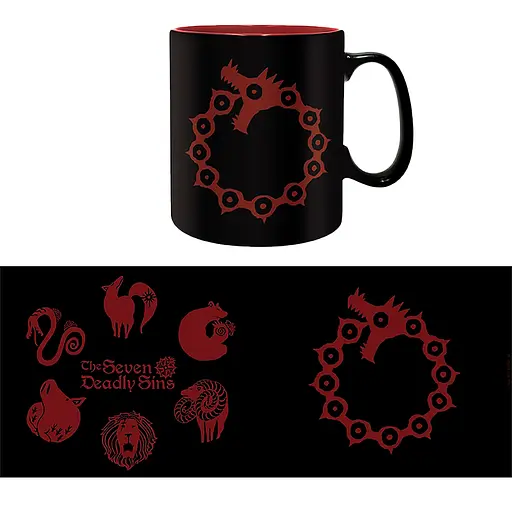 Чашка Seven Deadly Sins Symbols 460 мл - фото 5