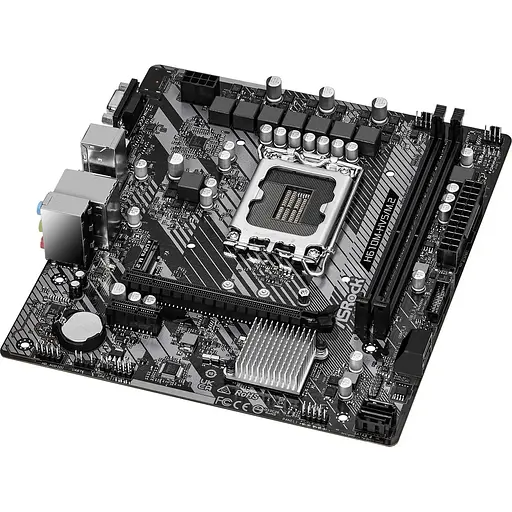 Материнская плата ASRock H610M-HVS/M.2 R2.0 (1700/H610, 2xDDR4, 1xPCIex16, HDMI/VGA, 4xSATAIII, M.2, GLan, 7.1ch, mATX) - фото 3