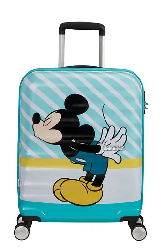 Чемодан 55 См American Tourister WAVEBREAKER DISNEY - KISS BLUE 55x40x20 31C*31001