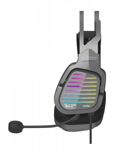 Навушники Bloody G560 Gun Grey ігрові мікрофон Hi Fi 7.1 віртуальний звук USB - фото 3
