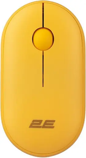 Мышь 2E MF300 Silent WL BT Sunny yellow (2E-MF300WYW) - фото 1
