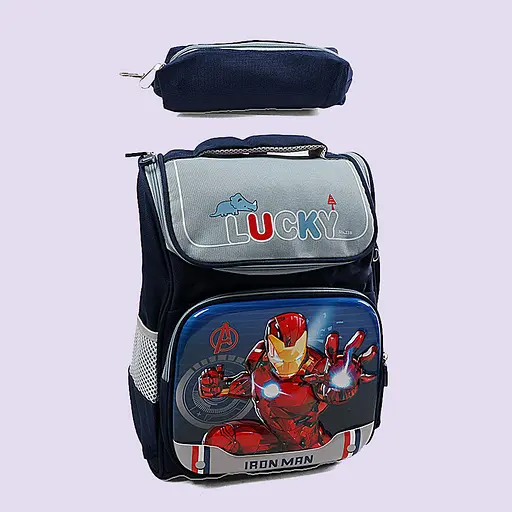 Рюкзак Супергерой MARVEL, 27x14x44 см, пенал, C72898