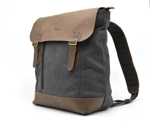 Кожаный мужской рюкзак TARWA 40х30х16 см sum0026185 - фото 1