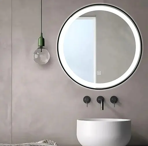 Дзеркало Dusel DE-M2071D Ø100 см, Білий - фото 4