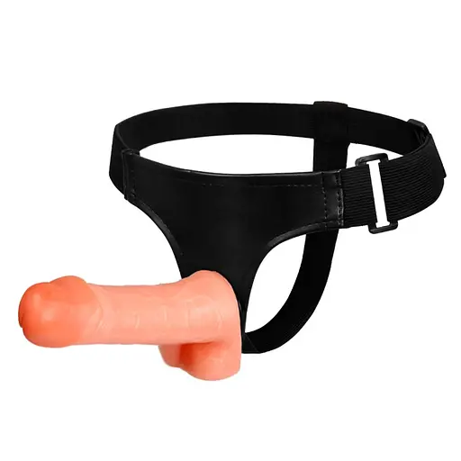 Страпон Baile Ultra Passionate Harness Sensual Comfort 18.5 см телесный - фото 2