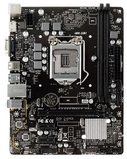 Материнська плата Biostar H310MHP LGA 1151v2 (H310MHP) Б/В - фото 2