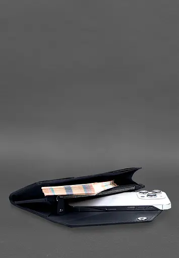 Кожаный клатч (портмоне) на кнопке 5.0 - фото 7