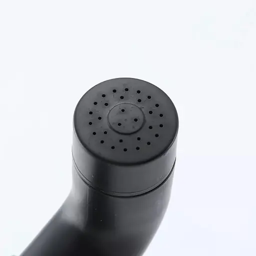 Гигиенический набор (лейка, шланг, кронштейн), черный Frap F021-6, Черный матовый - фото 4