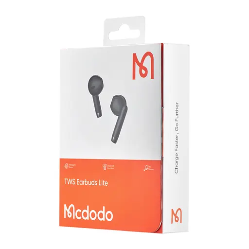 Наушники McDodo Bluetooth B01 Series TWS Earphone (wireless charge) HP-8031 черные - фото 2