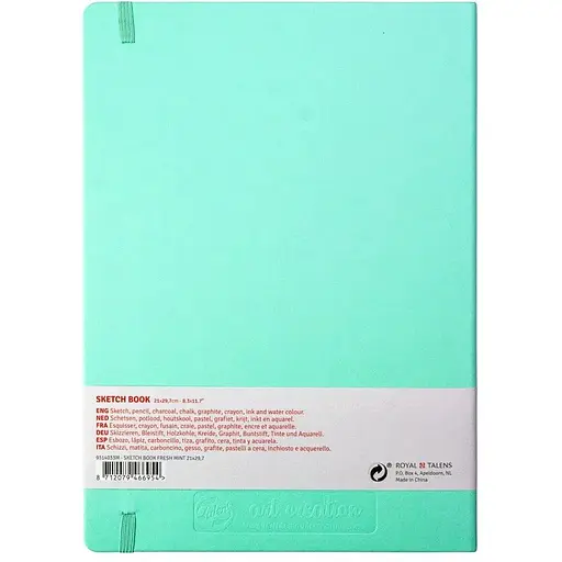 Блокнот для графіки Royal Talens Art Creation А4 140г/м2 80л Fresh Mint - фото 3