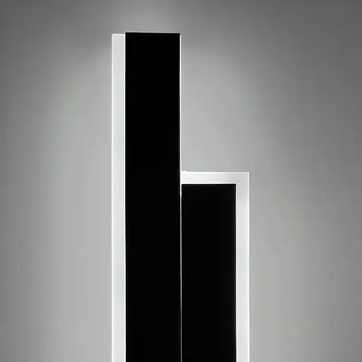 Ліве бра у чорно корпусі 60 см Line F Арт. WJ012/2 BK|BK (лівий) - фото 5