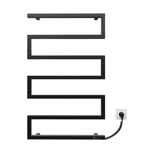 Електрична рушникосушарка Kosser Зета 900x550 ER тайм. чорний ЗЗ03ER, Чорний матовий, Праве - фото 2