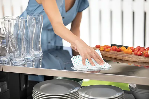 Стіл-буфет садовий для барбекю Keter Unity XL антрацит 207 л - фото 8