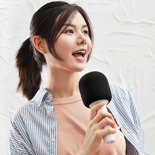Караоке-микрофон Xiaomi Yhemi Karaoke Microphone 2 (YMMKF005) White - фото 4