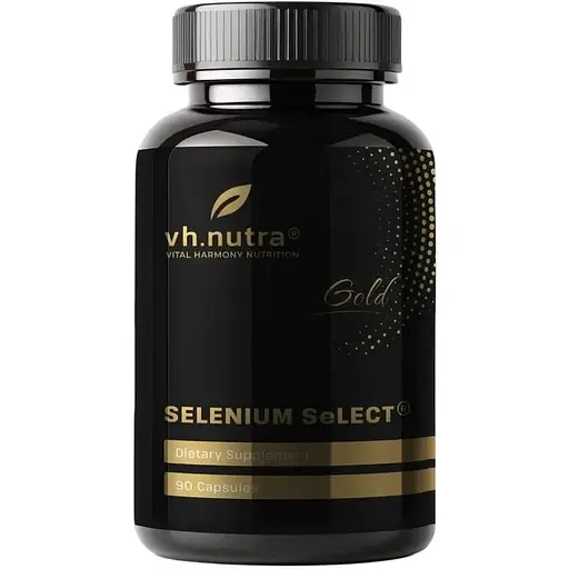 Высокоусвояемый селен VitalHarmony Gold Selenium SeLECT 90 капсул - фото 1