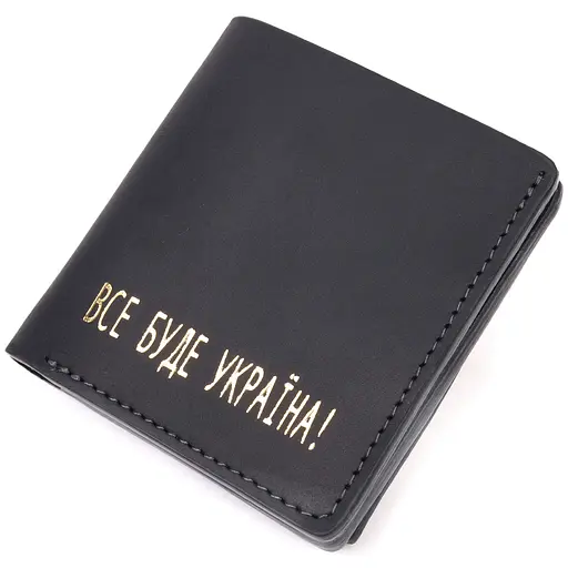 Кожаный кошелек Grande Pelle 9.5х10х1.5 см acs0024000 - фото 1