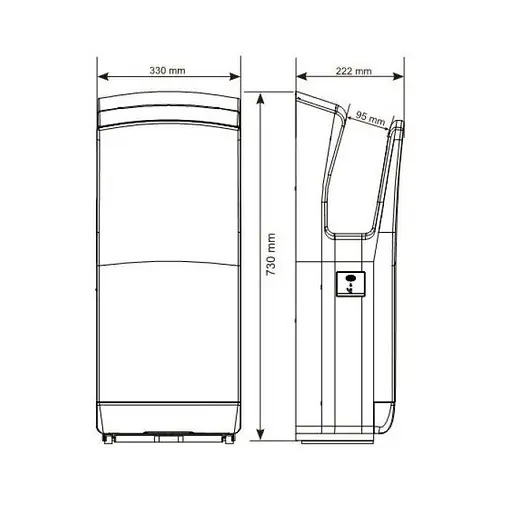 Сушарка для рук Genwec Bladeflow 2 GW01 18 04 01 - фото 3