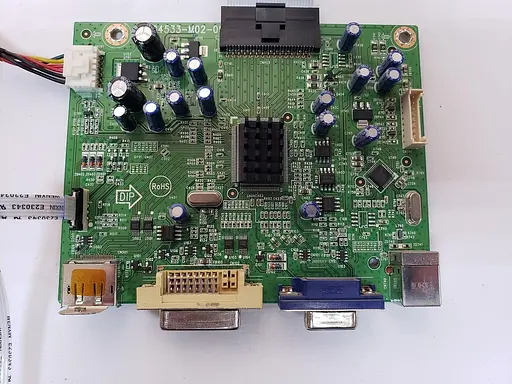 Материнская плата монитора HP 715G4533-M02-000-004S "Б/У" - фото 2