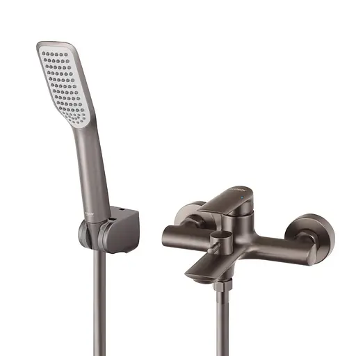 Змішувач для ванни з коротким зливом Koer KB-40028-07 KR5308 Графит - фото 1