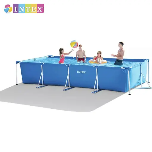 Басейн каркасний Intex 28274 NP 450x220x84 см об'єм 7127 л прямокутний фільтр-насос від 6 років - фото 2